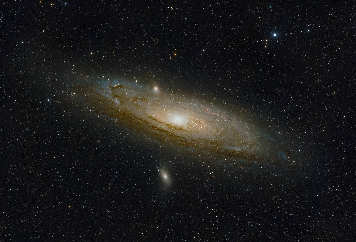 Andromeda Galaxy - M 31, M 32 & M 110